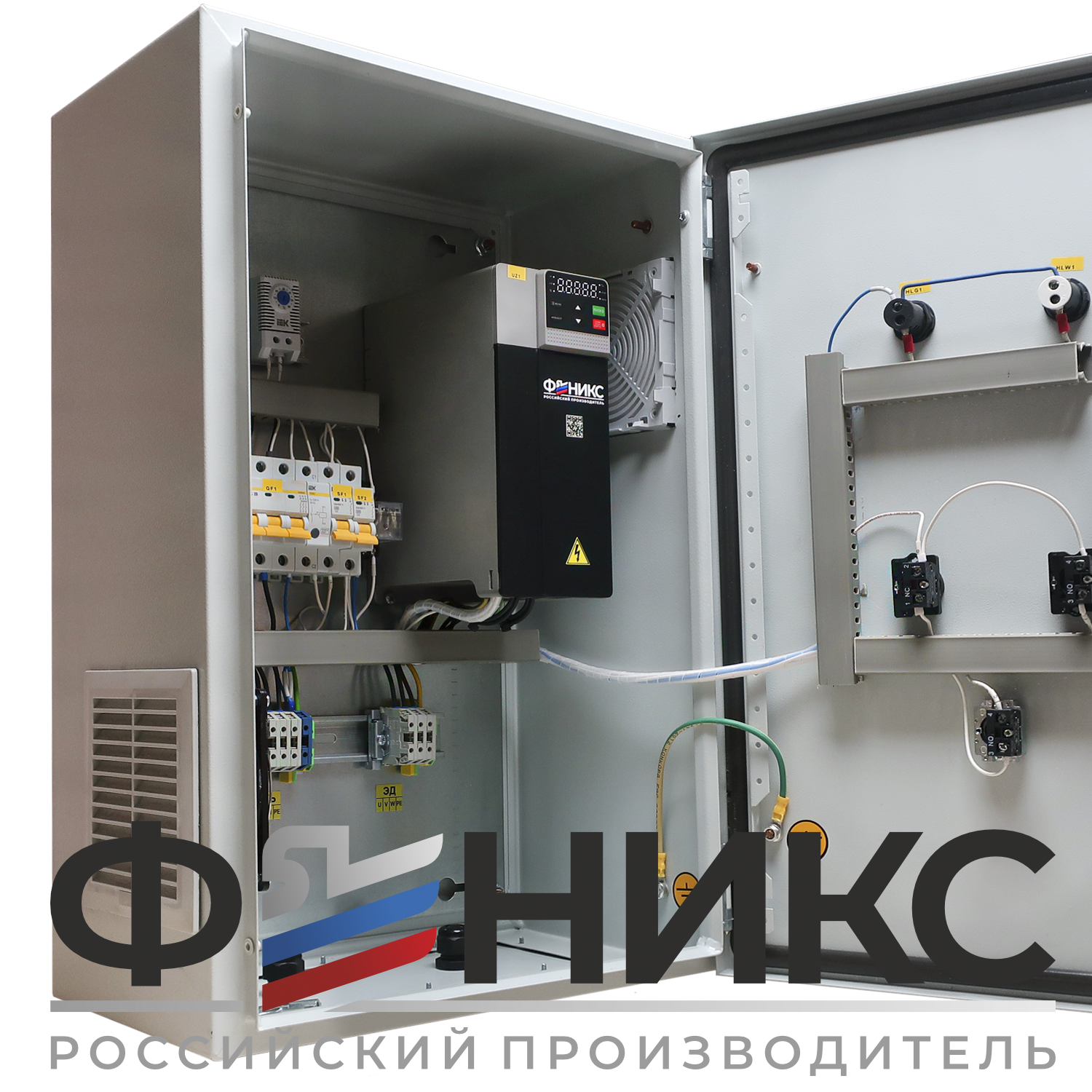 Шкаф управления погружным насосом ШУ-ФЕНИКС-ПН-1ПЧ-1ЭД-15-0,4 У3 - Феникс